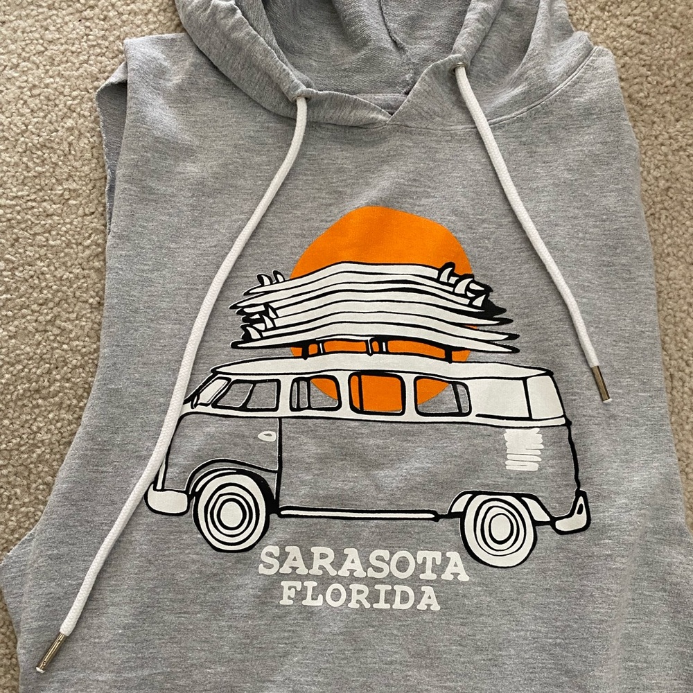 Sarasota Florida gray tank top